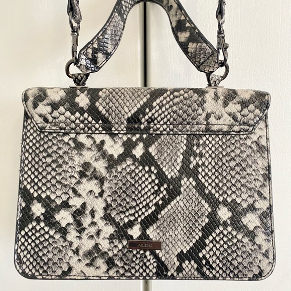 Aldo Snakeskin Adjustable Crossbody Bag - Picture 4 of 8